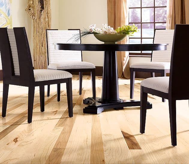 Blonde hardwood and light flooring Which types are lightest?