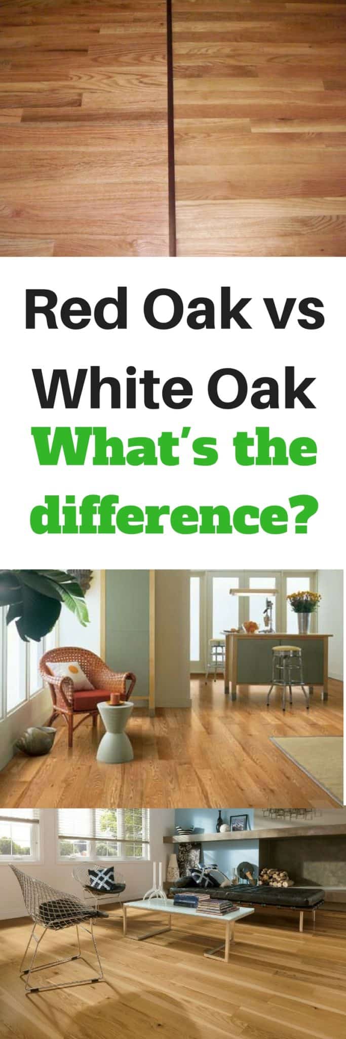 Red oak vs. White Oak hardwood flooring what's the difference?