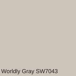 Sherwin Williams Worldly Gray SW7043 - warm greige